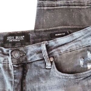 Judy Blue Women's High Rise Jeans - Dark Gray 13/31